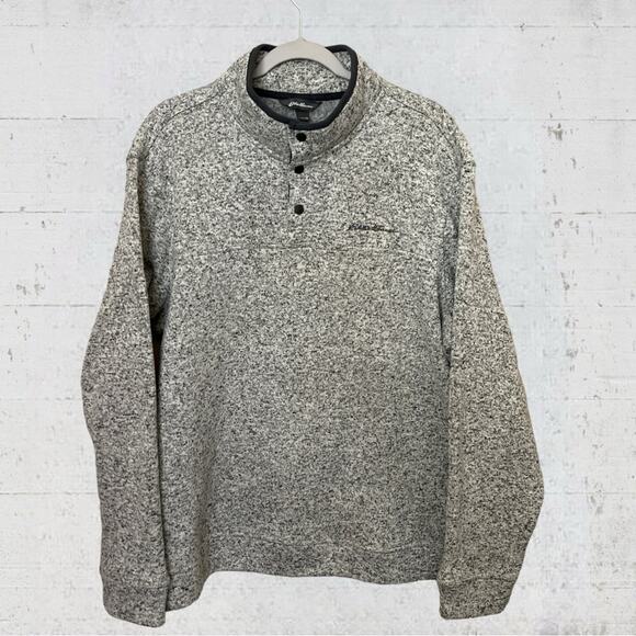 Eddie Bauer Men's Radiator Fleece Quarter Snap Mock Pullover Size XL - Picture 5 of 12